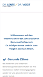 Mobile Screenshot of dr-lente-dr-voigt.de